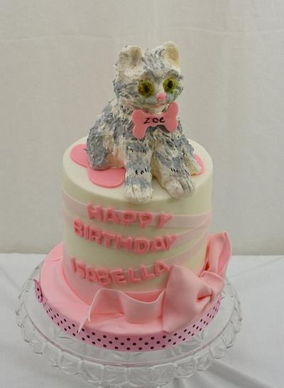 Kitty Cat Cake - Cake by Sugarpixy