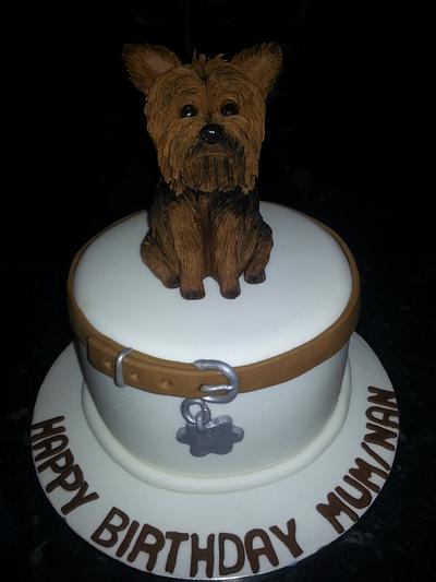 my little yorkie - Cake by Tracy's Treats
