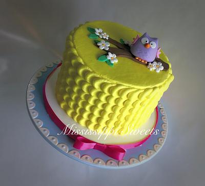 Spring Owl - Cake by Wendy McMullen