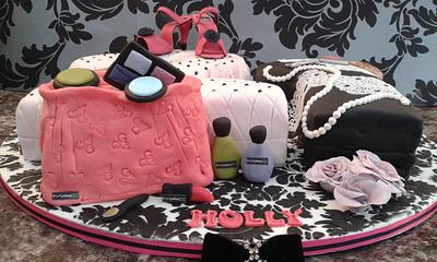 Glamour Girls 21st Birthday Cake - Cake by Karen's Kakery