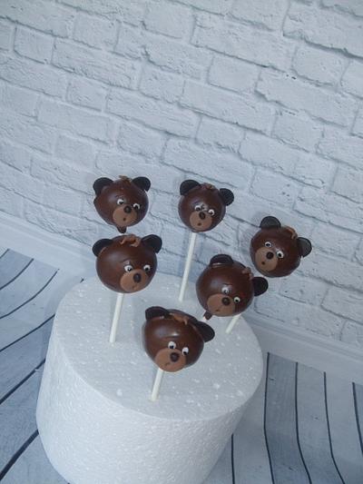 Bear cake pops - Cake by Vebi cakes