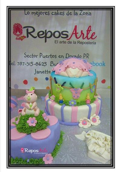 Baby Shower CAKE - Cake by ReposArte Ramos by Janette Ramos