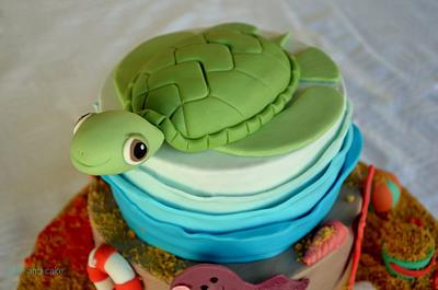 Kareta sea turtle cake - Cake by giveandcake