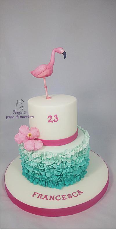 Flamingo  - Cake by Mariana Frascella