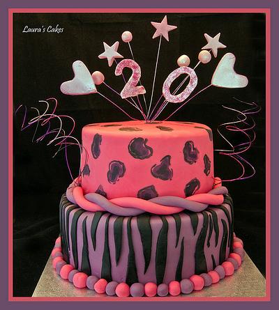 My Baby Girl is 20 - Cake by Laura Young