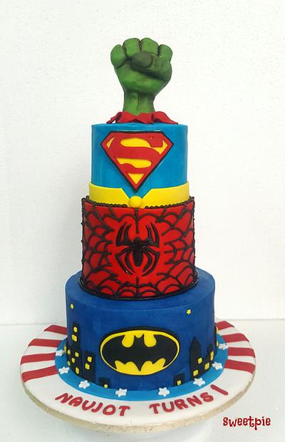 Superhero cake - Cake by sweetpiemy