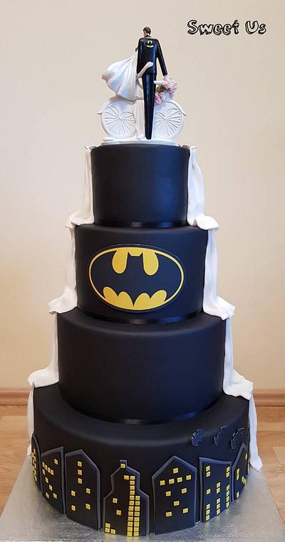 Batman wedding cake - Cake by Gabriela Doroghy