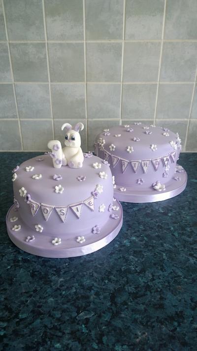 First birthday cakes  - Cake by Beckie Hall