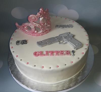 Gender Reveal cake. - Cake by Pluympjescake