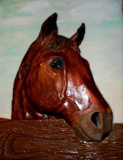 Horse head cake - Cake by Petra Boruvkova