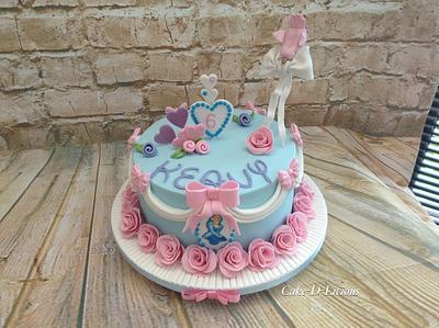 Gravity defying Cinderella 6th Birthday  - Cake by Sweet Lakes Cakes