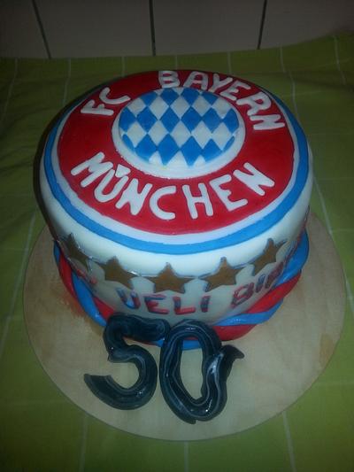 Birthday Cake FC Bayern München - Cake by Weys Cakes