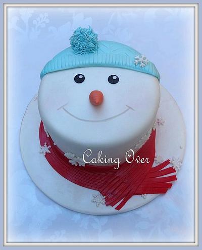 Snowman Face  - Cake by Amanda Brunott