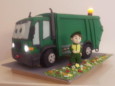 garbage truck cake - Cake by iratorte