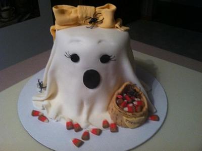 Ghost Cake - Cake by Patty Cake's Cakes