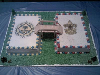 cub scout bridging - Cake by Andria Jones