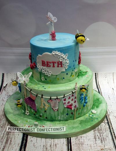 Beth - First Birthday Cake - Cake by Niamh Geraghty, Perfectionist Confectionist