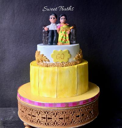 The 60th year - Cake by Debjani Mishra
