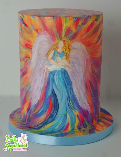 In the Arms of an Angel - Sweet Art for World Light Day 2017 - Cake by Bety'Sugarland by Elisabete Caseiro 