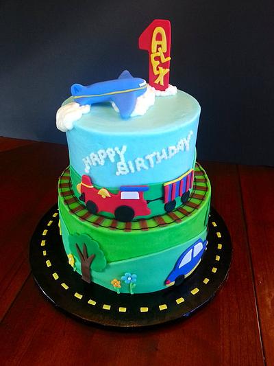 Planes, Trains and Automobiles! - Cake by Lydia Clark