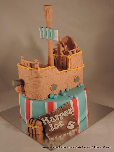 Pirate ship cake :) - Cake by Louise
