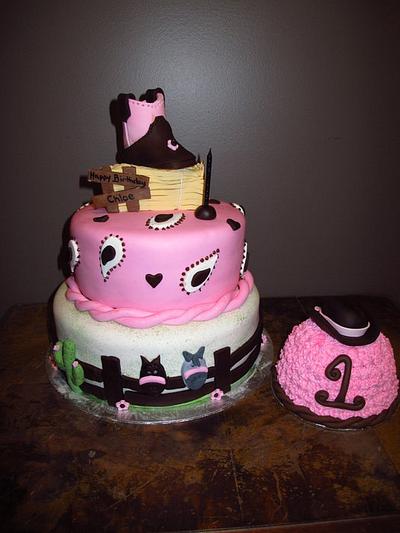 Cowgirl cake - Cake by Sharon