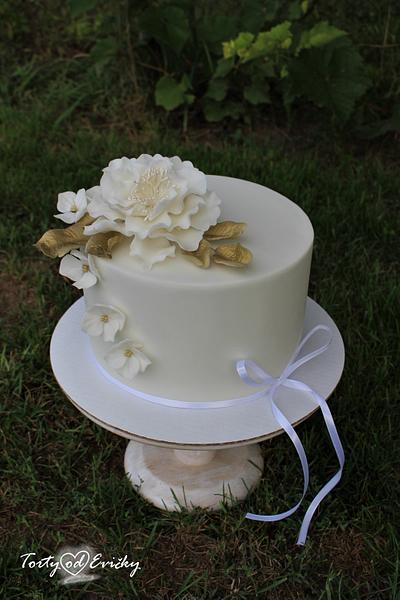 Small wedding  - Cake by Cakes by Evička