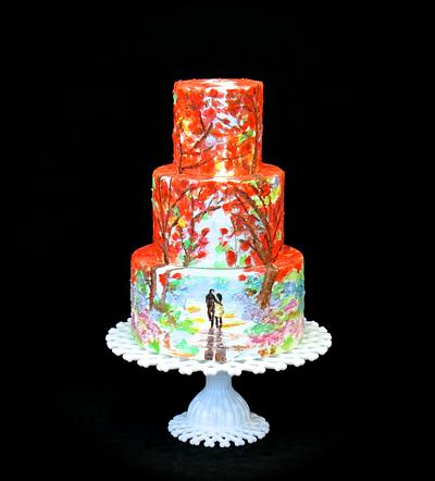 Karen Tarelton Wedding Cake - Cake by Renay Zamora