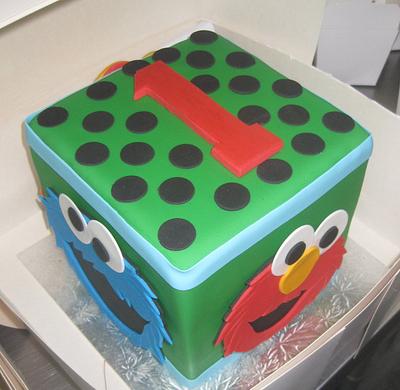 Babys 1st Birthday Block - Cake by Cupcake Group Limiited