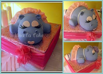 Lovely Dancing Hippo  - Cake by Joly Diaz 