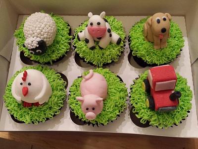 Farm cupcakes - Cake by Martina Kelly