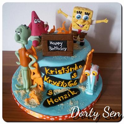 Spongebob cake - Cake by Alena Boháčová - Dorty Sen