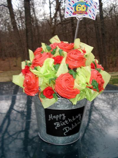 Rose Cupcake Bouquet - Cake by Chris Jones