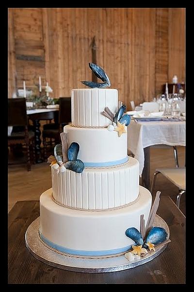 Wedding cake. - Cake by Sannas tårtor