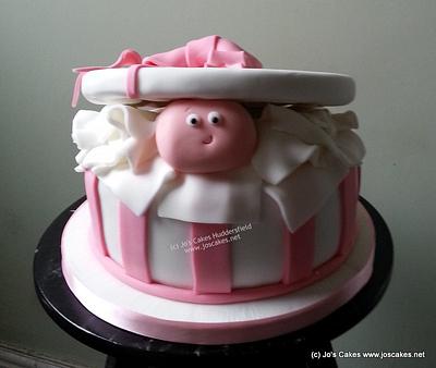 Peeping Baby Shower Cake - Cake by Jo's Cakes