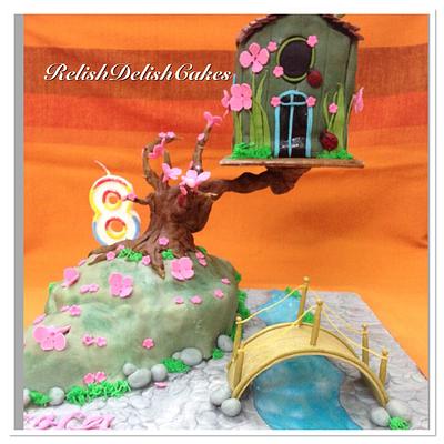 Hanging Tree House Cake - Cake by Delish & Relish Cakes