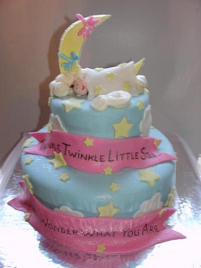 Baby Gender Reveal Cake - Cake by Karen Hearty