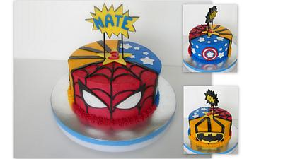 Super Hero Cake - Cake by Craving Cake