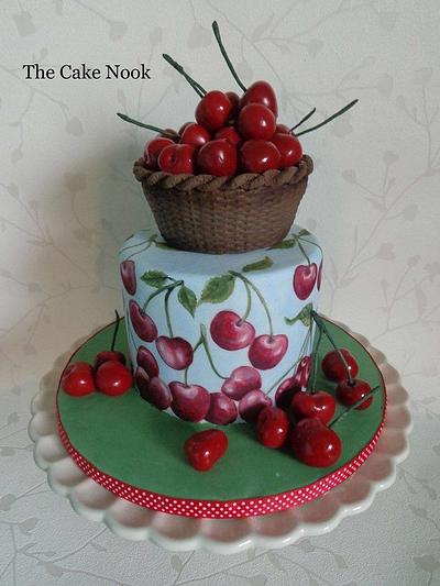 Summer cherries, Sweet Summer Collaboration. - Cake by Zoe White