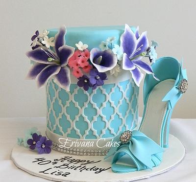 Box of flowers cake - Cake by erivana