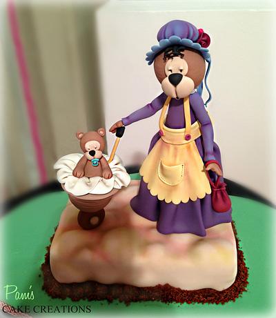 Miss Polly cake topper - Cake by Pamela Iacobellis