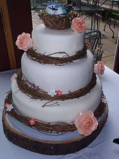 Woodsy and Elegant - Cake by Dayna Robidoux