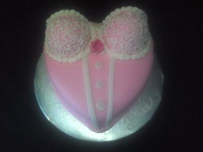 Bustier Cake  - Cake by cakediva3