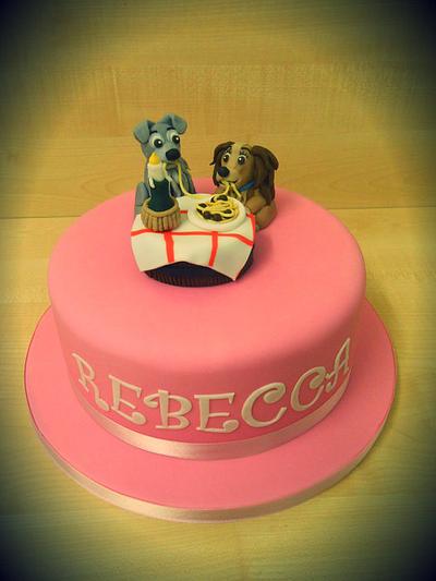 Lady and the Tramp - Cake by Stacy