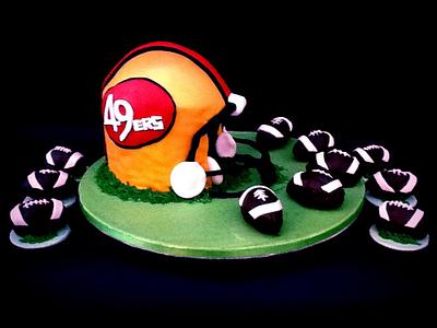 49ers 21st Birthday cake - Cake by lorraine mcgarry