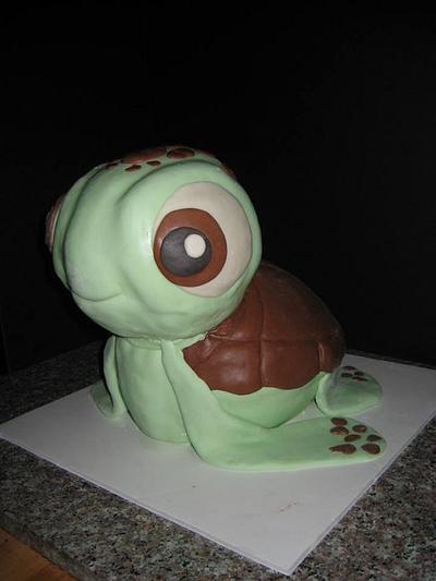 Squirt the baby turtle - Cake by Norma Angelica Garcia