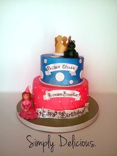 Prince and Princess - Cake by Simply Delicious Cakery