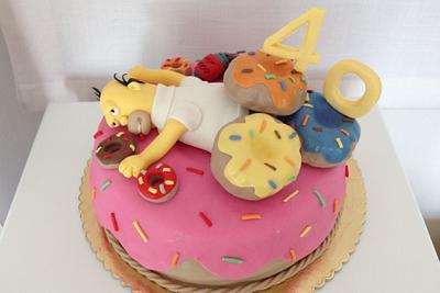 Homer Simpson Cake  - Cake by Le Torte di Marcella 