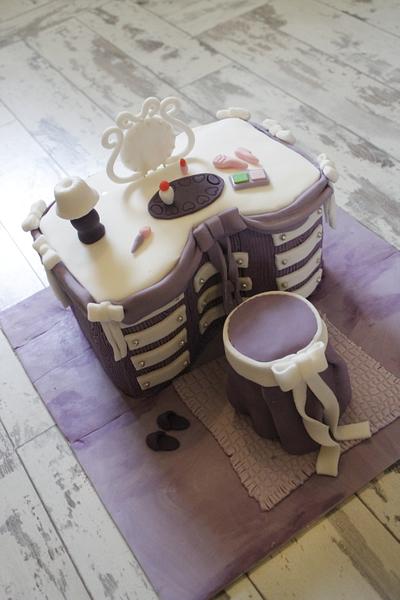 Dressing table cake - Cake by Kalina