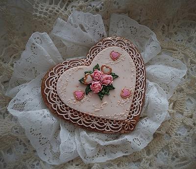 Heart cookie - Cake by Bożena